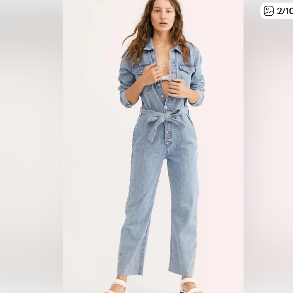 BOYISH Denim Jumpsuit size small‎ EUC